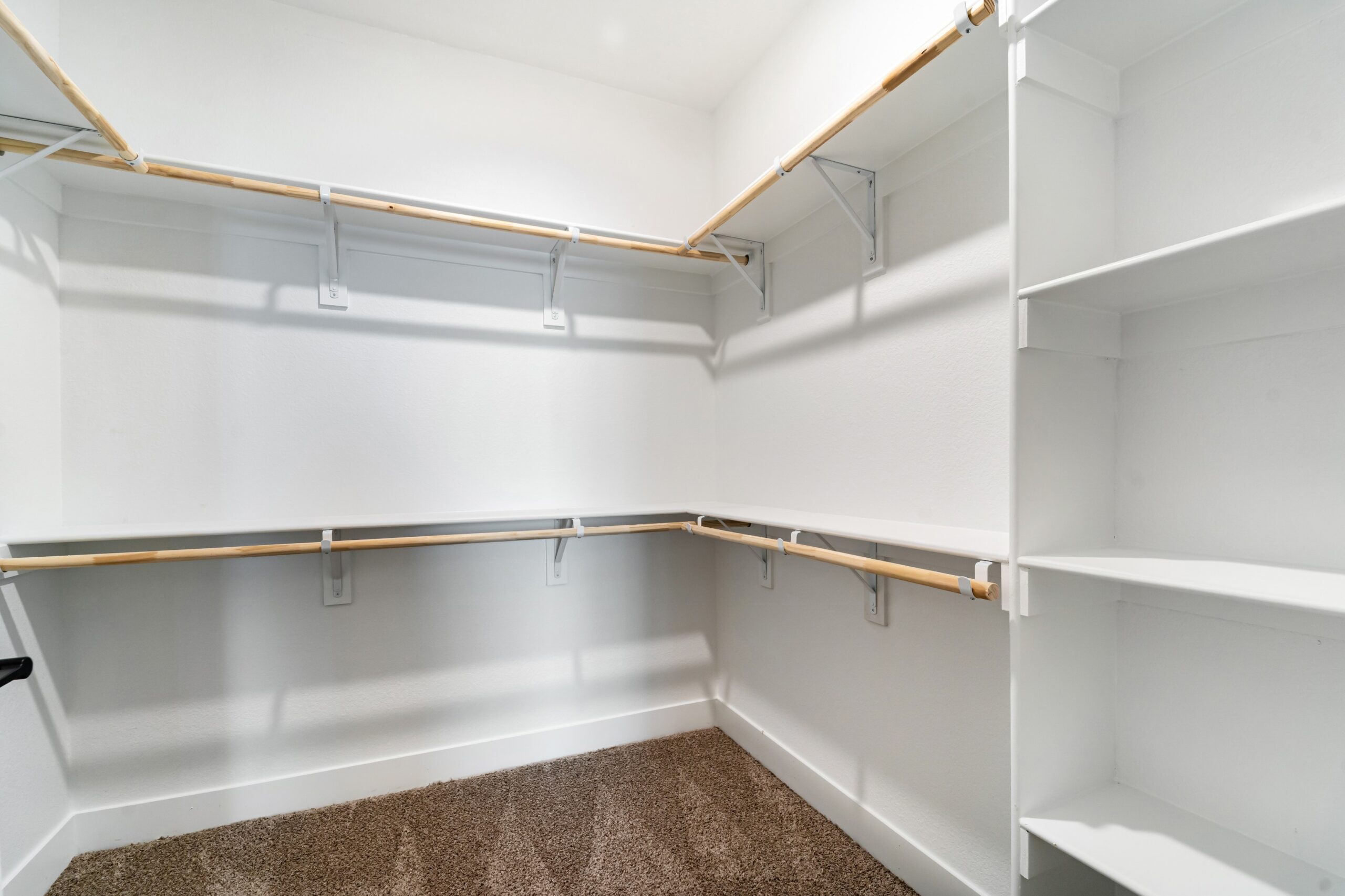 Oversize closet with built-in shelving at Banyan High Point